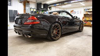 The ultimate SL55 Highly customized 700 horsepower Mercedes Benz SL55 AMG walk around and tour [upl. by Isahella]