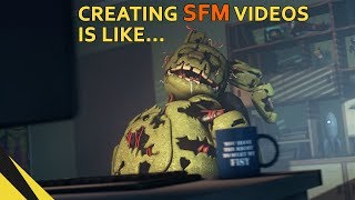 CREATING SFM VIDEOS IS LIKE  FNAF Animation [upl. by Dowd32]