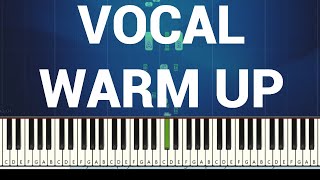 ♬ VOCAL WARM UPS 1 3 OCTAVES MAJOR SCALES ♬ [upl. by Pinter535]