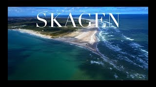 SKAGEN Denmark  where the Baltic meets the North Sea drone 4K [upl. by Sousa258]