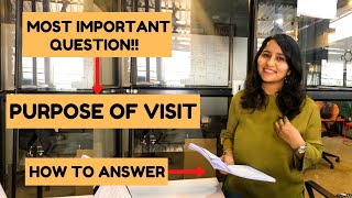 How to answer  PURPOSE OF VISIT  USA B1 Visa Interview questions For Indians 2023  Shachi Mall [upl. by Sirrom]