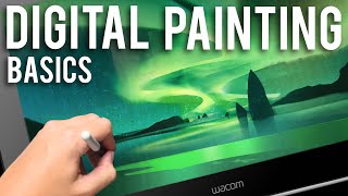 Digital Painting Basics  Simple Forms to Complex Paintings [upl. by Murvyn]