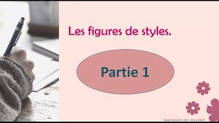 Les figures de stylecest facile partie1 [upl. by Lerrehs]