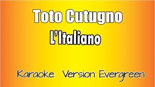 Toto Cutugno  L italiano versione Karaoke Academy Italia [upl. by Curtice726]