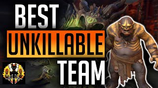 RAID Shadow Legends  Maneater Best Unkillable team Clan Boss  Easiest and best set up so far [upl. by Beniamino420]