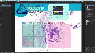 8 Ways to Add Texture In Affinity Designer [upl. by Eicyak]