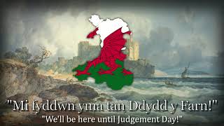 quotYma o hydquot  Welsh Nationalist Song [upl. by Adanama]