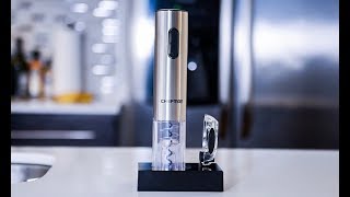 Chefman Product Feature  Electric Wine Opener [upl. by Tilden757]