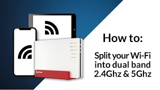 Split WiFi into dual band 24Ghz amp 5Ghz  channel selection [upl. by Rhea]