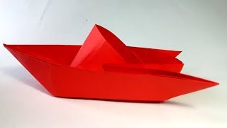 Como hacer un Barco de papel Origami  How to Make an Origami Paper Boat [upl. by Bradlee981]