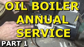 OIL BURNER YEARLY SERVICE amp CLEAN Honest Jardys plumbing [upl. by Salb]