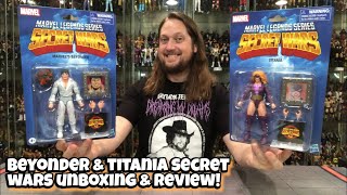 Beyonder amp Titania Secret Wars Unboxing amp Review [upl. by Sup]