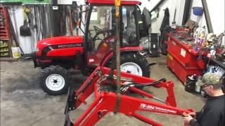 installation chargeur de tracteur [upl. by Adai]