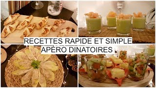 Apéro Dinatoires Simple et Rapide pour le Nouvel an ⎜Recettes [upl. by Kotz]