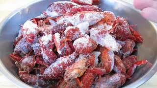 Frozen Crawfish Boil  How to cook Frozen Crawfish  PoorMansGourmet [upl. by Pressman510]