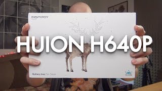 Drawing Tablet In Your BAG  Huion H640P Review [upl. by Shaia961]