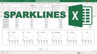 How to make panel charts in excel using sparklines [upl. by Hachmann187]