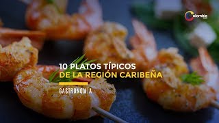 10 PLATOS TÍPICOS DE LA REGIÓN CARIBEÑA [upl. by Johnstone]