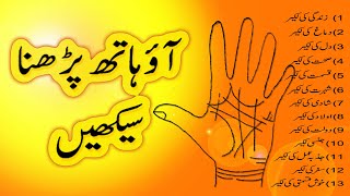 Palm reading  Palmistry Basics Learn in Urdu amp Hindi [upl. by Mulderig896]