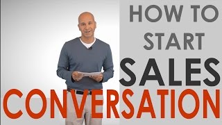 Starting a Sales Conversation amp CrossSelling [upl. by Annissa]