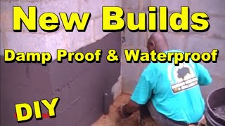 How to Damp Proof and Waterproof the Foundation [upl. by Chadbourne]