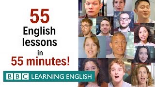 BOX SET 55 English lessons in 55 minutes Grammar amp Vocabulary Megaclass [upl. by Cirone490]