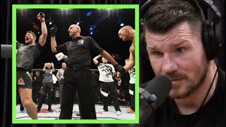 Michael Bisping on Beating Dan Henderson  Joe Rogan [upl. by Leynwad]