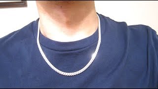 20 inch 5mm Cuban Link Chain Sterling Silver [upl. by Ssitruc]