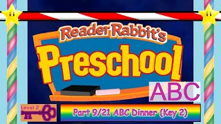 Reader Rabbit Preschool Carousel Version Part 921  ABC Diner Key 2 [upl. by Eiramanel]