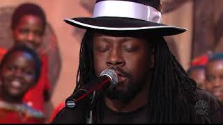 Wyclef Jean  quotMillion Voicesquot from Hotel Rwanda Live on Leno Janurary 10 2005 [upl. by Noorah]