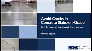 Part I Types of Cracks and Their Causes [upl. by Ivan]