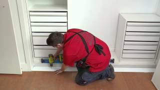 How To Install Sliding Wardrobe Doors  DIY With Bunnings [upl. by Rutger628]