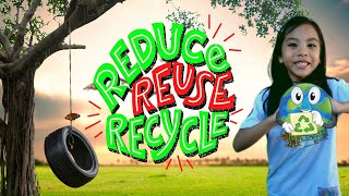 3Rs Reduce Reuse Recycle What Can Kids Do Filipino Bawasan Muling Paggamit Resiklo [upl. by Nnylatsyrc]