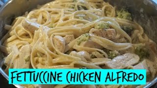 Easy Chicken Fettuccine Alfredo  HOW TO MAKE [upl. by Syah]