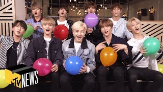 Stray Kids Answer Our Stray Questions  MTV News [upl. by Tireb]