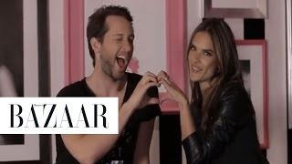 Derek Blasberg and Alessandra Ambrosio OffDuty [upl. by Helbonia]