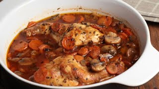 Recette  Lapin sauté chasseur [upl. by Trillbee]