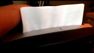 Omnitech 10 Sheet CrossCut Shredder using 11 sheets Jammed [upl. by Annaohj]