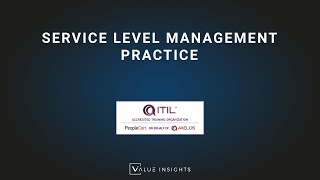 ITIL® 4 Foundation Exam Preparation Training  Service Level Management Practice eLearning [upl. by Ruenhs483]