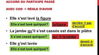 Laccord du participe passé des verbes pronominaux [upl. by Toy]