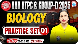 RRB NTPC amp Group D Biology Classes  RRB NTPC Biology Practice Set 01  Biology MCQs By Bhawna Mam [upl. by Adelaja]