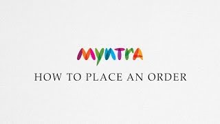 Learn how to place orders on Myntra [upl. by Arualana]