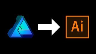 Exporting Affinity Designer Files for Adobe Illustrator [upl. by Lavicrep]