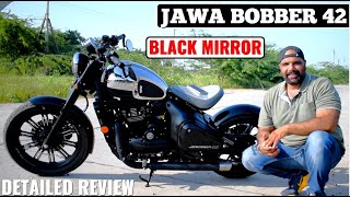 Jawa 42 Bobber Black Mirror  First Ride Experience amp Detailed Review [upl. by Mikkanen]