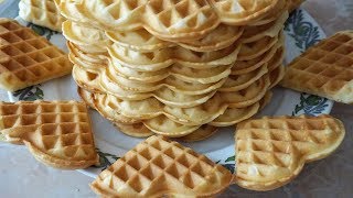 ВАФЛИ в электровафельнице классический рецепт Waffles [upl. by Cralg]