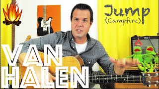 Guitar Lesson How To Play Jump by Van Halen  Campfire Edition [upl. by Modla]