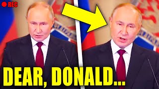 WATCH PUTIN ISSUE TERRIFYING WARNING TO TRUMP [upl. by Edmead]