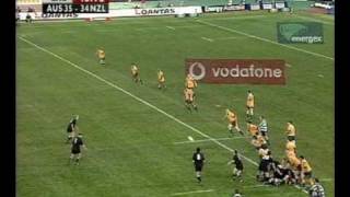 quotThe Greatest Game of Rugby Ever Playedquot  Wallabies Vs All Blacks Sydney 2000 [upl. by Nauqit]