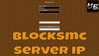 Minecraft Blocksmc Server IP [upl. by Ailee]