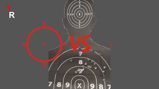 Range comparison EOTech Reticle vs Red Dot [upl. by Attenaj]